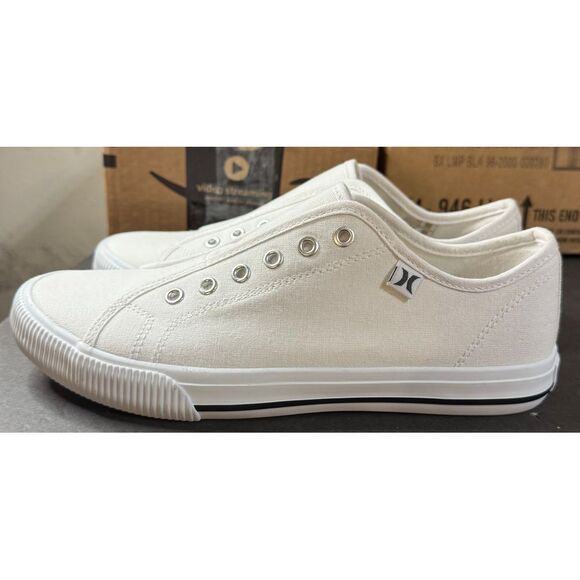 Hurley Chloe Slip-On Classic Staple White Shoe W Size 8M - Picture 4 of 6